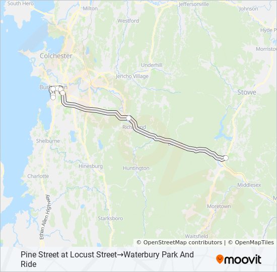 86 Bus Line Map