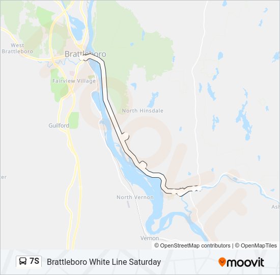 7S bus Line Map