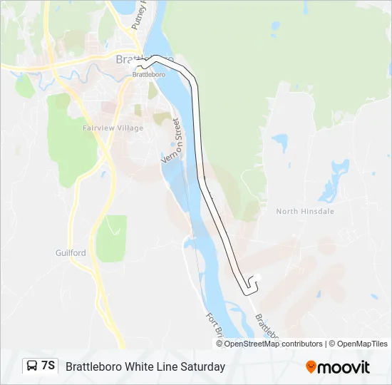 7S Bus Line Map