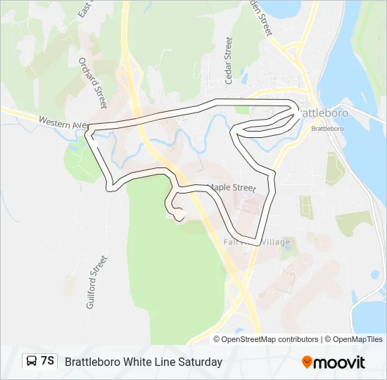 7S Bus Line Map