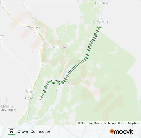 CROWN CONNECTION Bus Line Map