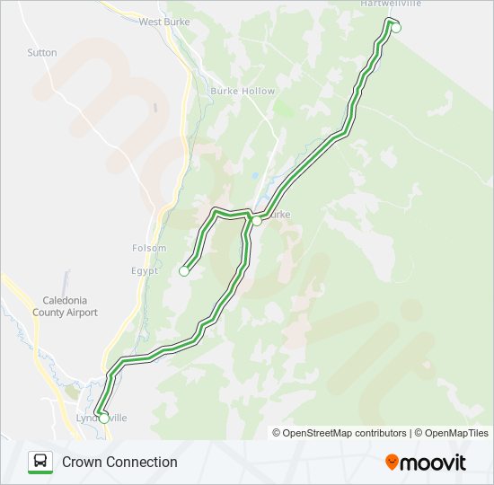 CROWN CONNECTION Bus Line Map