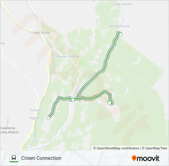 CROWN CONNECTION Bus Line Map