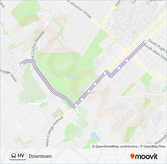 HV Bus Line Map