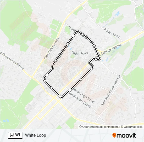 WL Bus Line Map