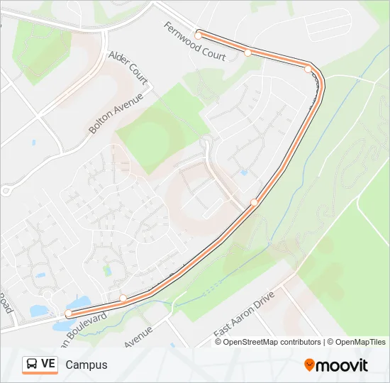 VE Bus Line Map