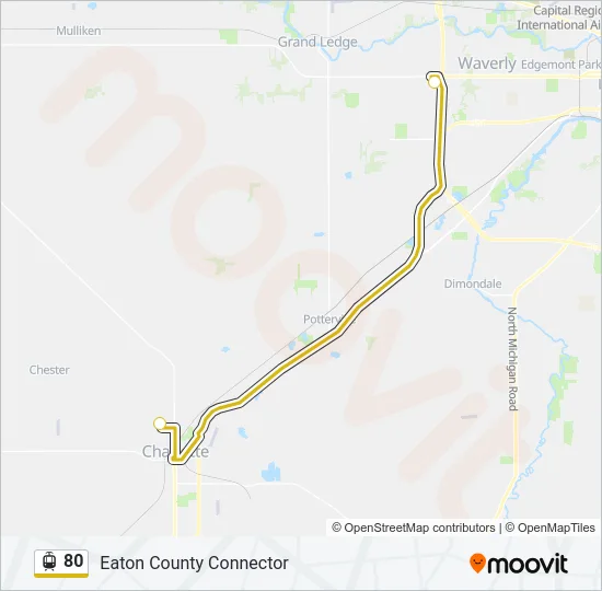 80 Light Rail Line Map