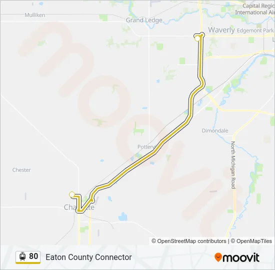 80 Light Rail Line Map