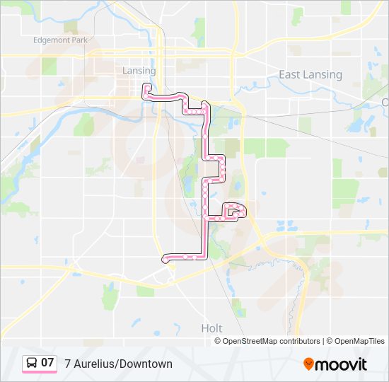 07 bus Line Map