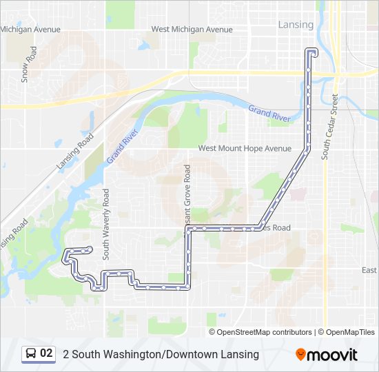 02 bus Line Map