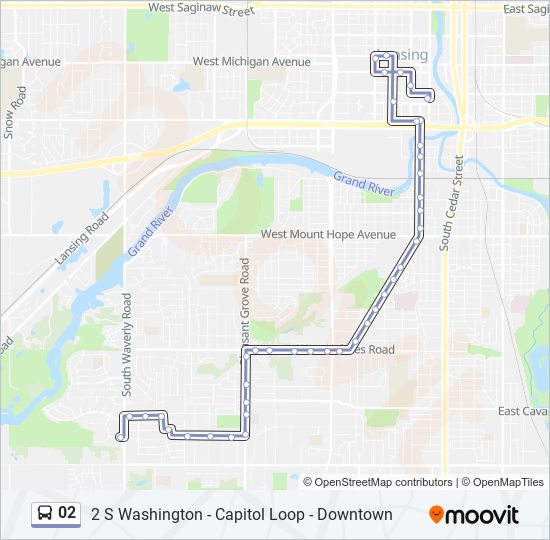 Mapa de 02 de autobús