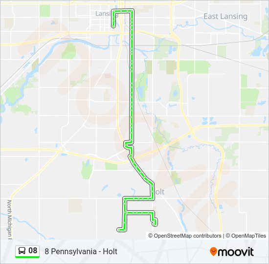08 Bus Line Map