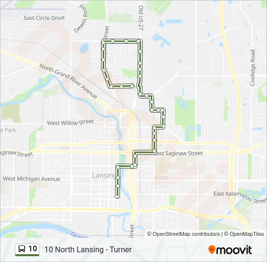10 Bus Line Map