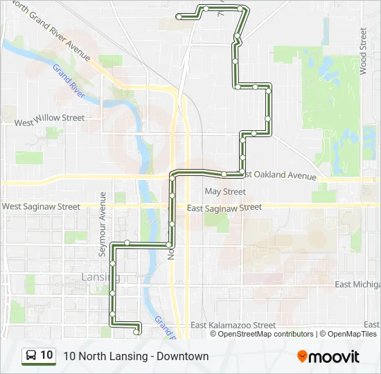 10 Bus Line Map