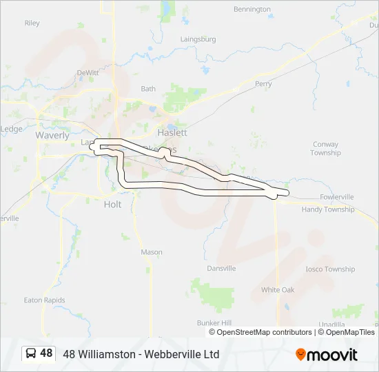 48 Bus Line Map