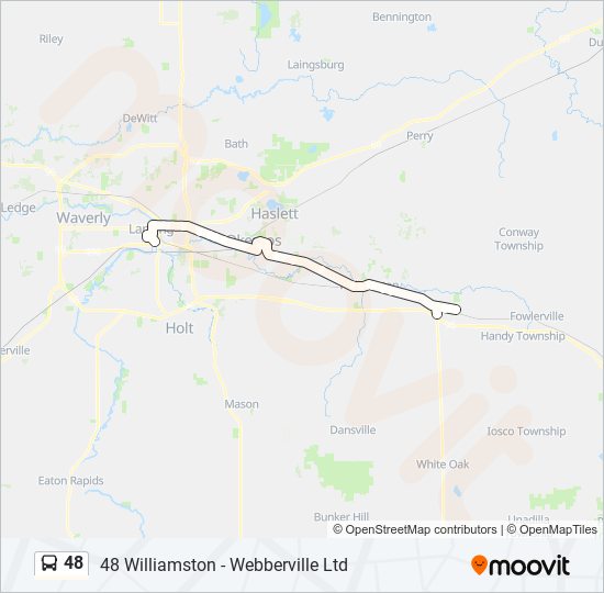 48 bus Line Map