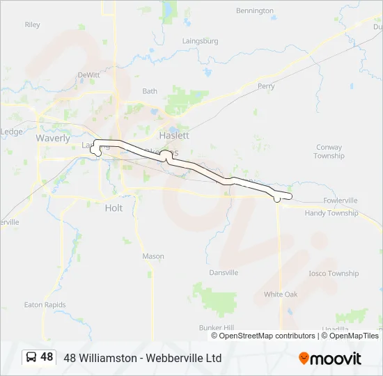 48 Bus Line Map