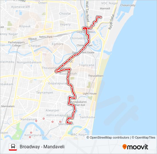 21 Route: Schedules, Stops & Maps - Broadway (Updated)