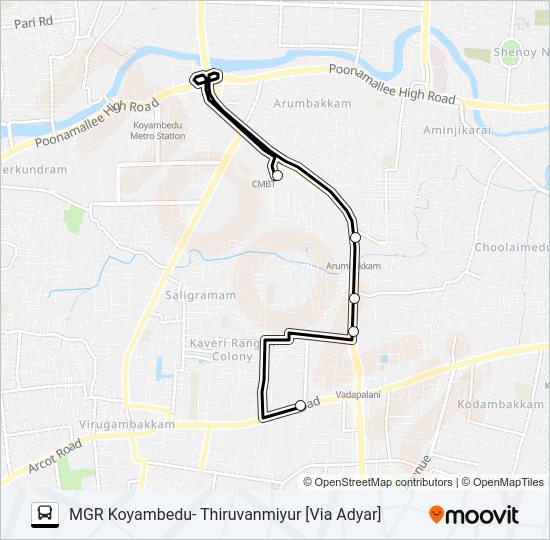 78 bus Line Map