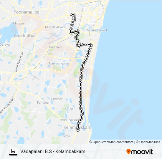 570V Bus Line Map
