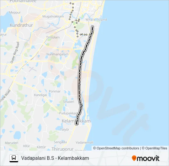 570V Bus Line Map