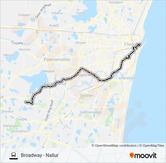 88KET Bus Line Map