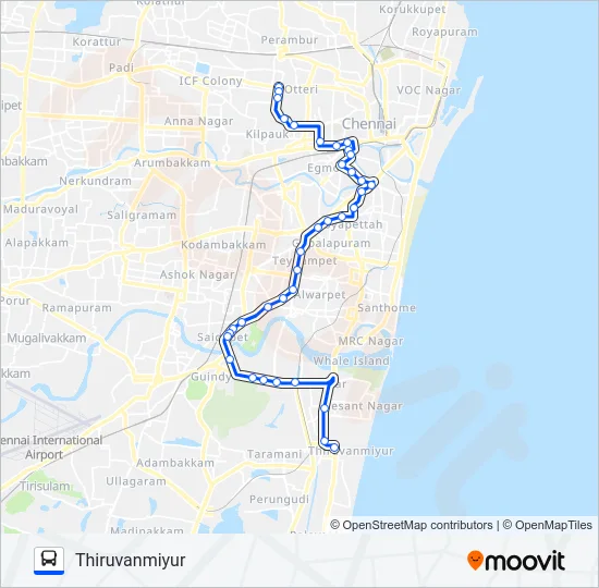 23C# Bus Line Map