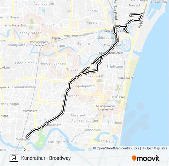188ET Bus Line Map
