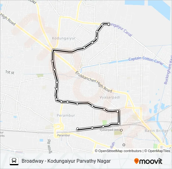 64KET Bus Line Map