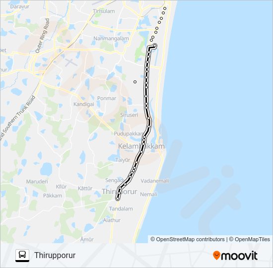 19 Bus Line Map