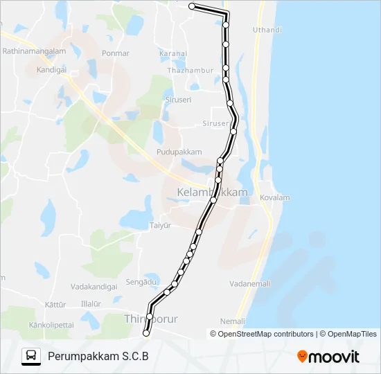 19 Bus Line Map