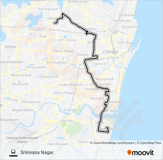 29CEX Bus Line Map