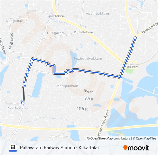 S74 Bus Line Map