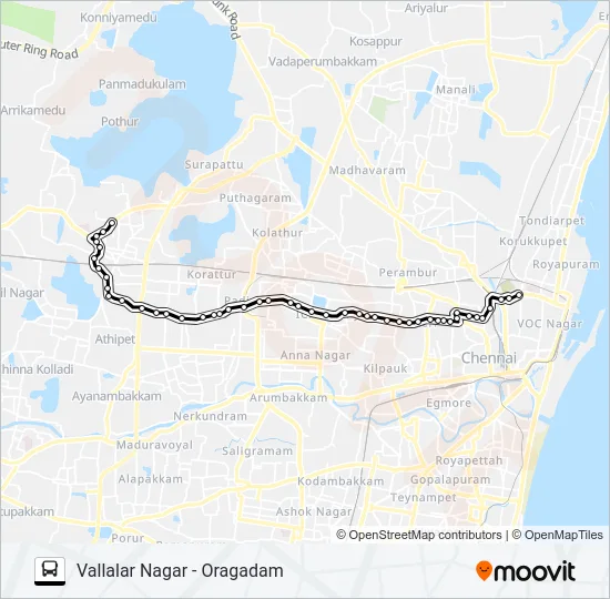 248ET Bus Line Map