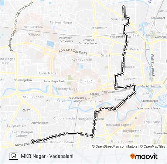 37ECT Bus Line Map
