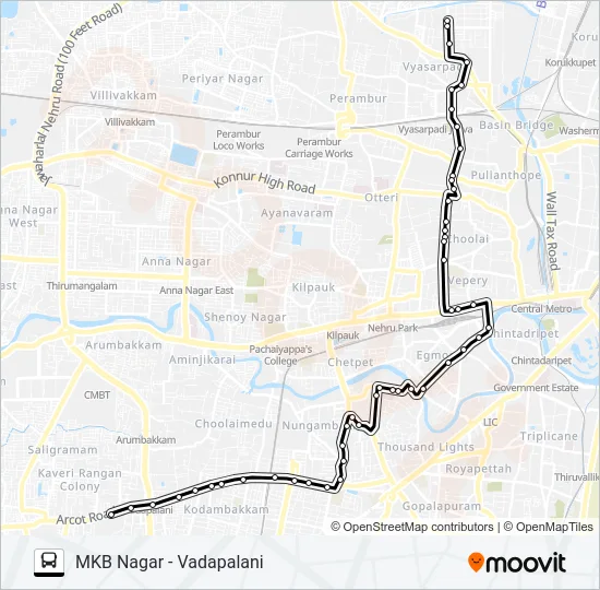 37ECT Bus Line Map