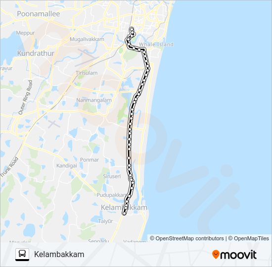 19BET bus Line Map