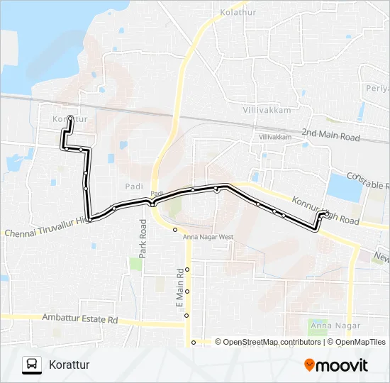 47DCT Bus Line Map