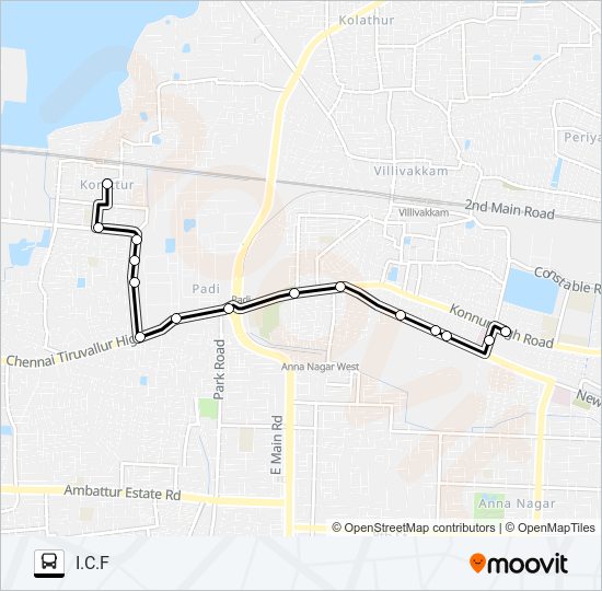 47DCT bus Line Map