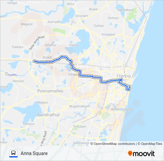 40A Bus Line Map