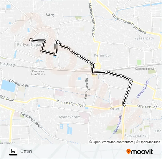 29AET Bus Line Map