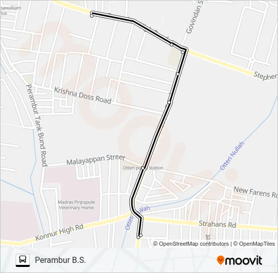 29CET Bus Line Map