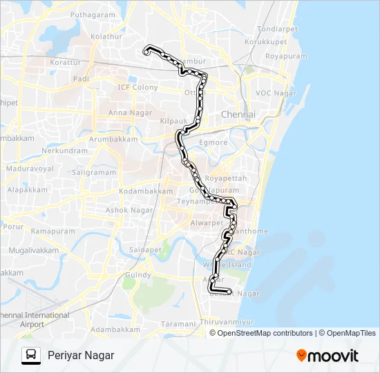 29CET Bus Line Map