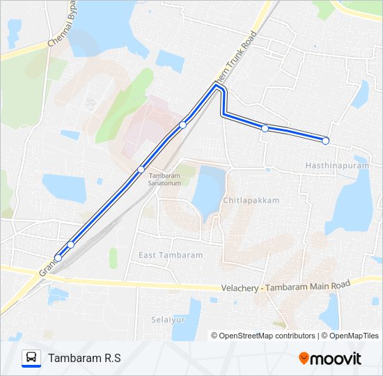 S8 bus Line Map