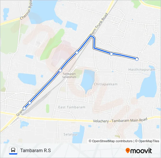 S8 Bus Line Map