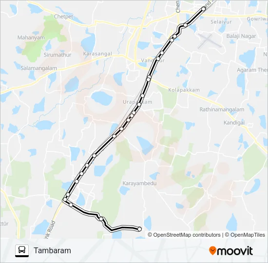 118ET Bus Line Map