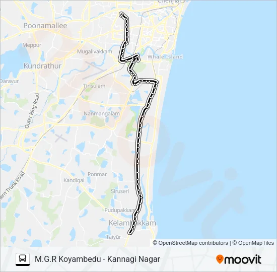 570C Bus Line Map