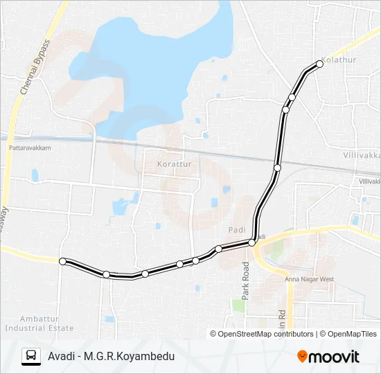 70ACT Bus Line Map