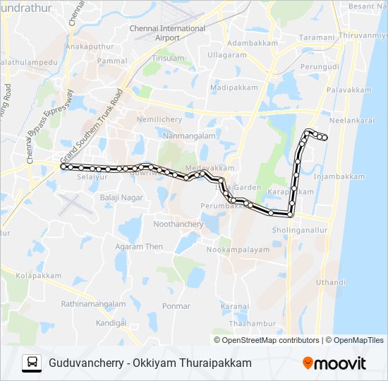 95g Route: Schedules, Stops & Maps - Tambaram East (Updated)