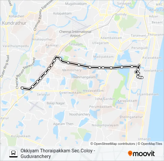 91ET Bus Line Map